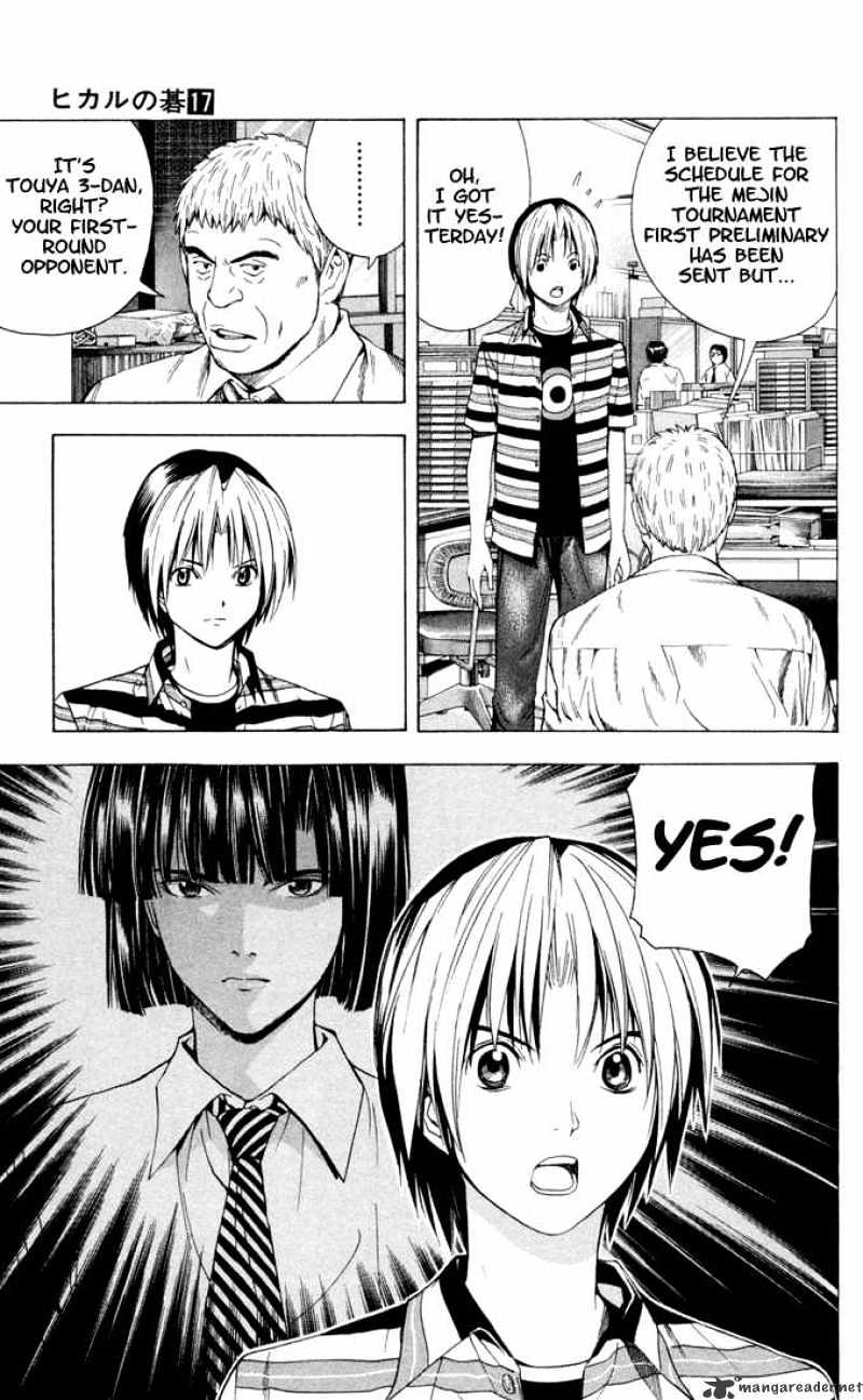 Hikaru No Go - Chapter 142 : The Sprinting Two