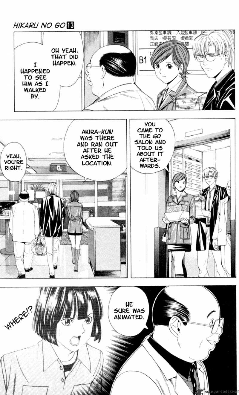 Hikaru No Go - Chapter 107 : Confession