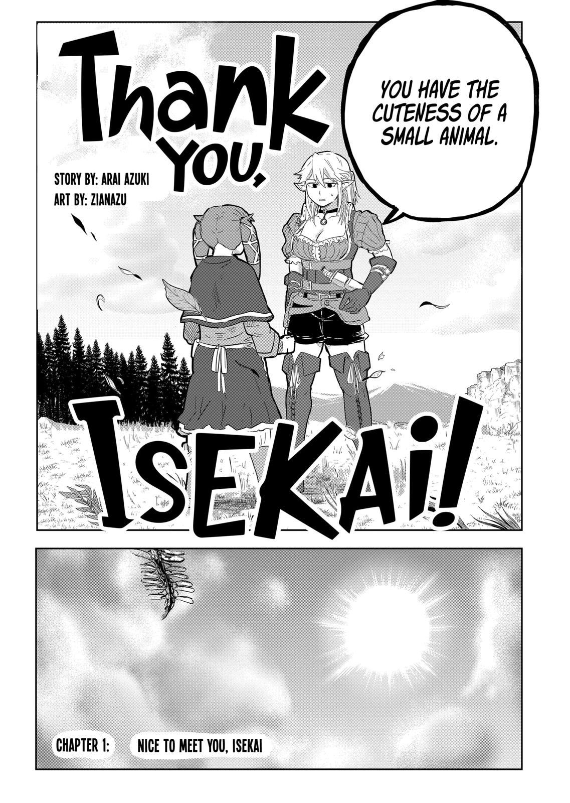 Thank You, Isekai! - Chapter 1