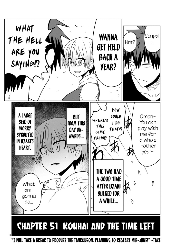 Uzaki-Chan Wa Asobitai! - Chapter 51: Kouhai And The Time Left