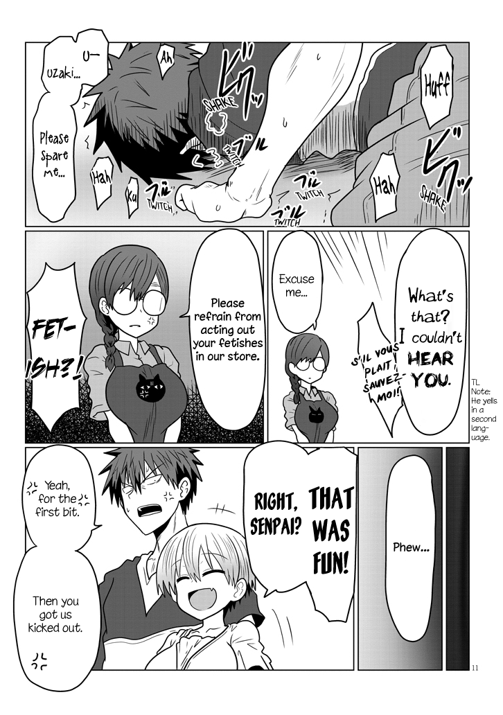 Uzaki-Chan Wa Asobitai! - Vol.2 Chapter 21: Kouhai And Cat Cafe