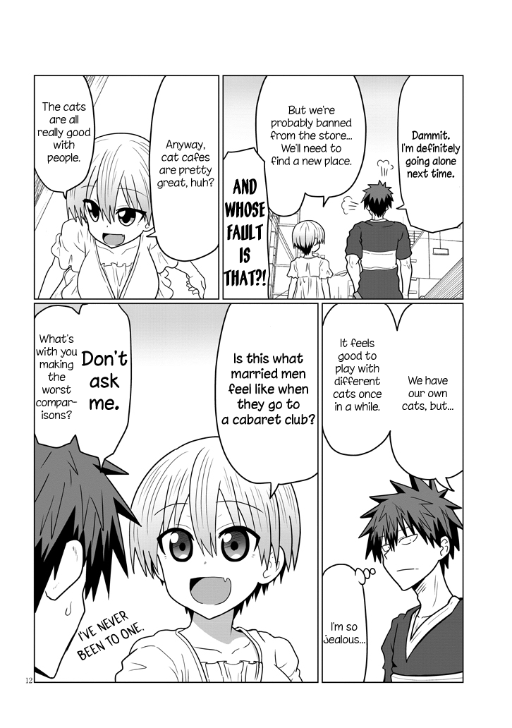 Uzaki-Chan Wa Asobitai! - Vol.2 Chapter 21: Kouhai And Cat Cafe