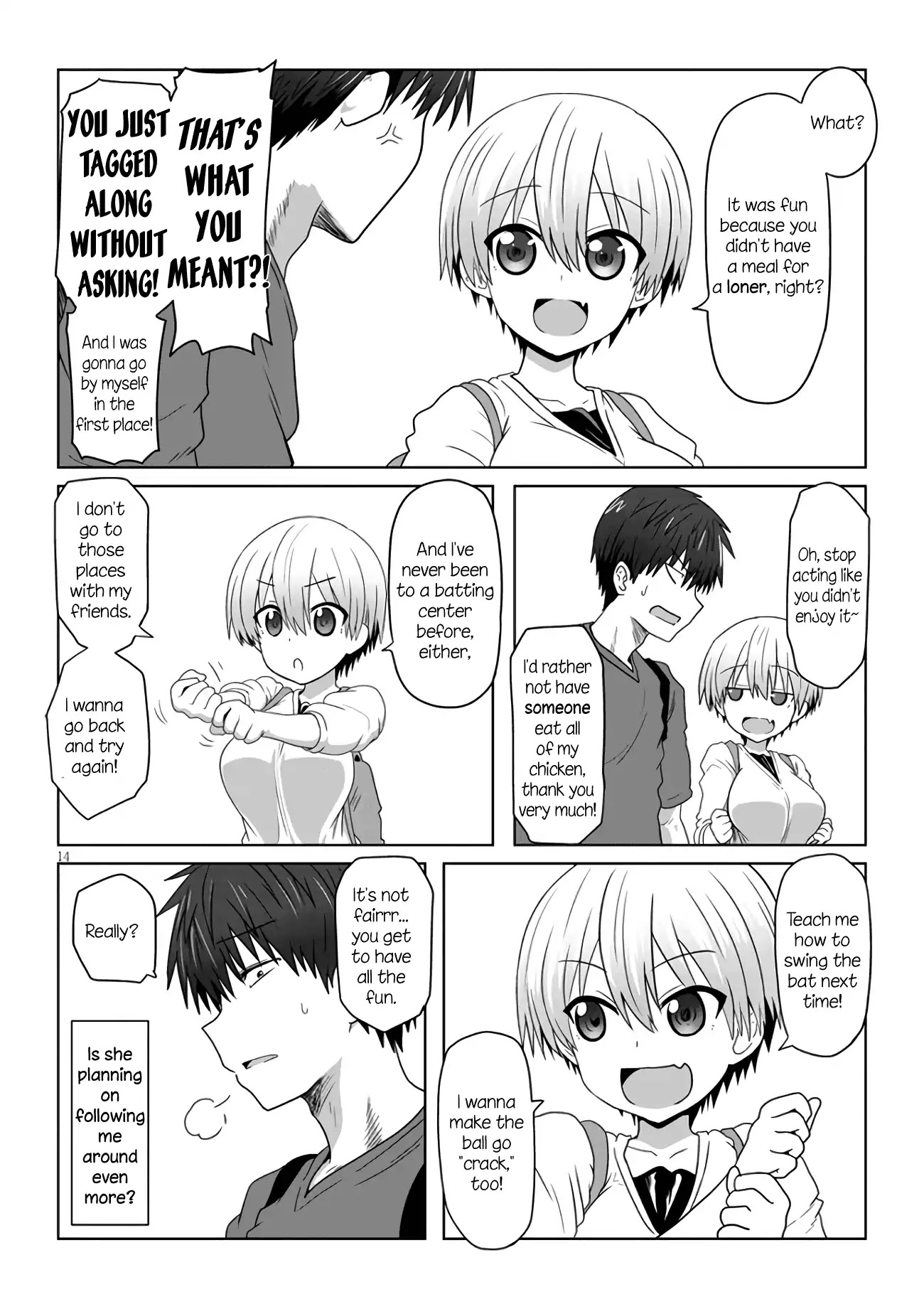 Uzaki-Chan Wa Asobitai! - Chapter 1.4: Kouhai And Walking To School