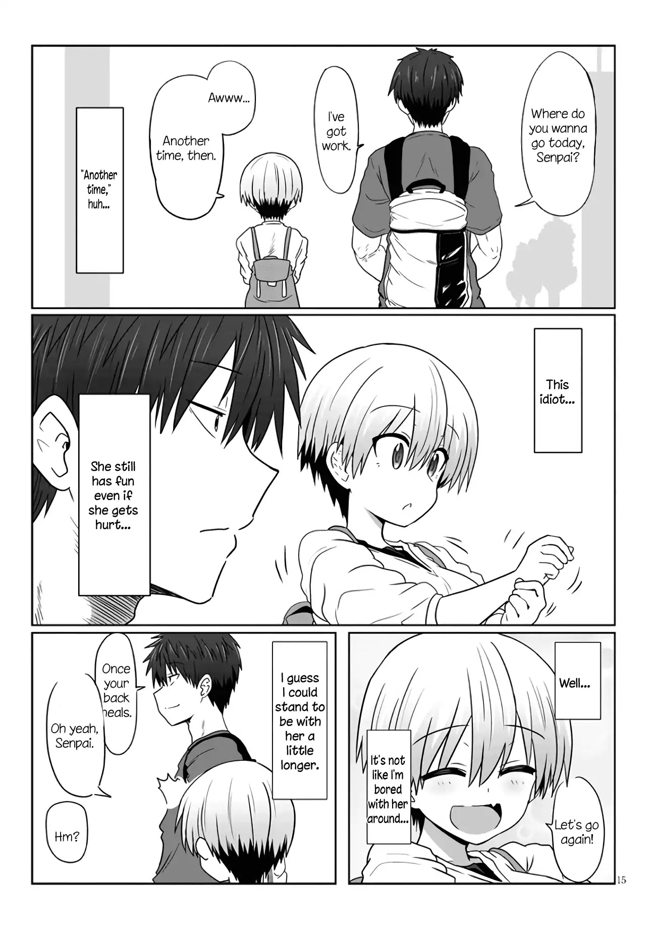 Uzaki-Chan Wa Asobitai! - Chapter 1.4: Kouhai And Walking To School