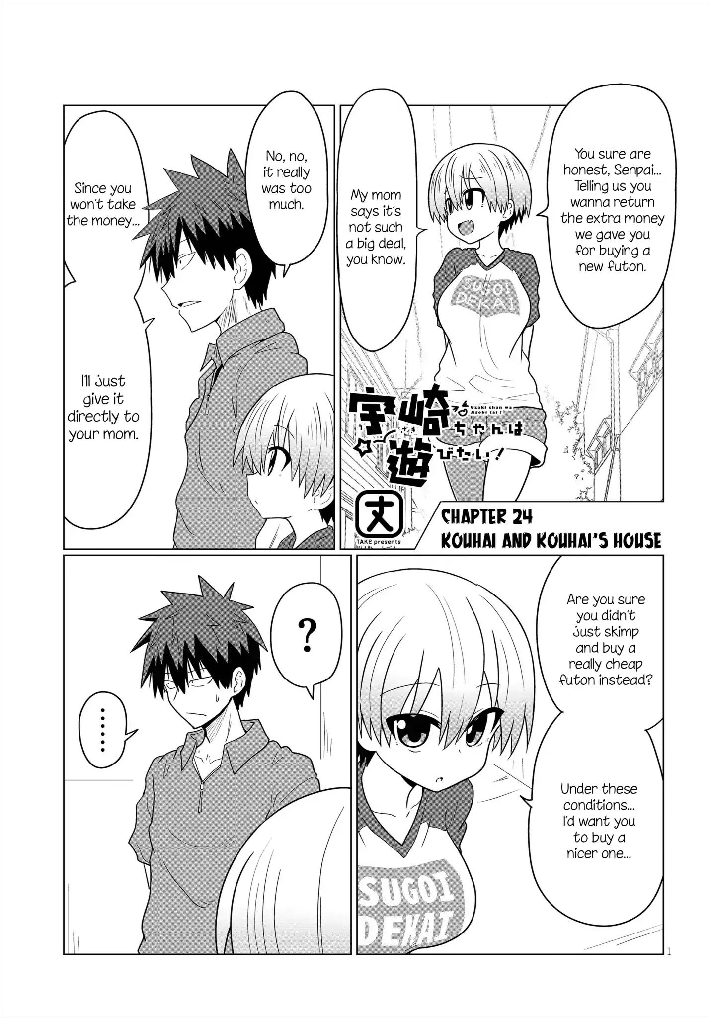 Uzaki-Chan Wa Asobitai! - Chapter 24: Kouhai And Kouhai's House