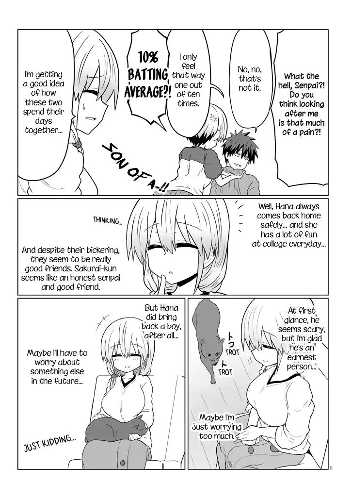 Uzaki-Chan Wa Asobitai! - Chapter 24: Kouhai And Kouhai's House