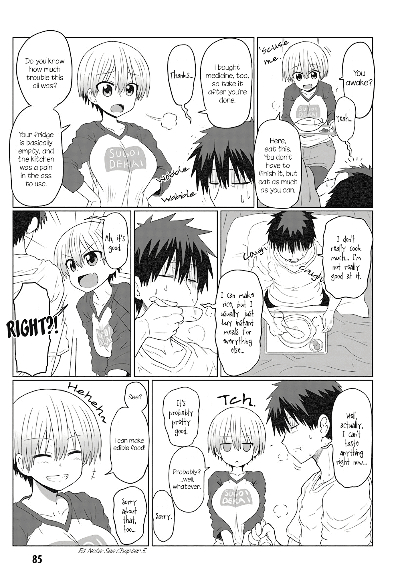 Uzaki-Chan Wa Asobitai! - Chapter 8: Kouhai And The Common Cold