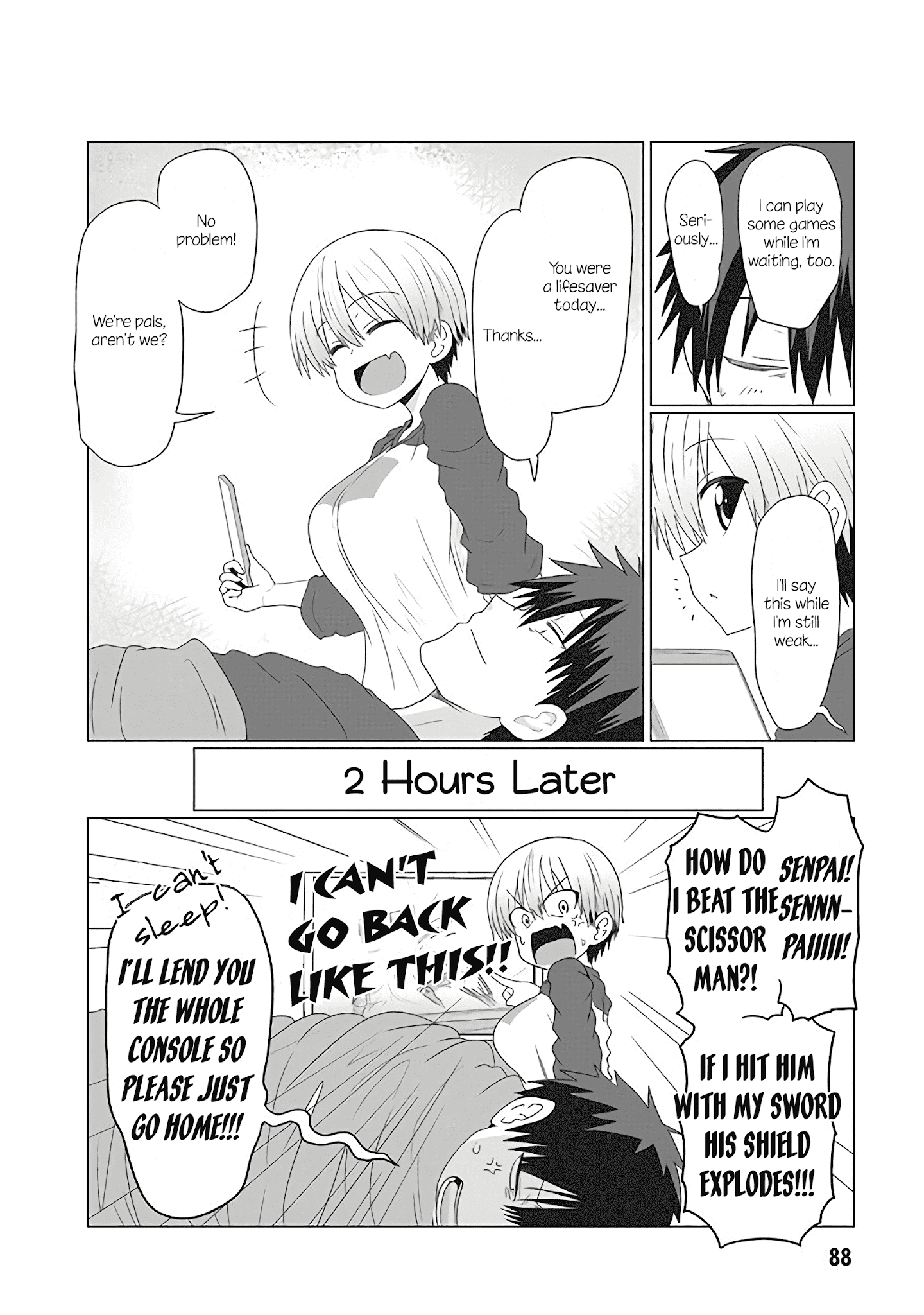 Uzaki-Chan Wa Asobitai! - Chapter 8: Kouhai And The Common Cold