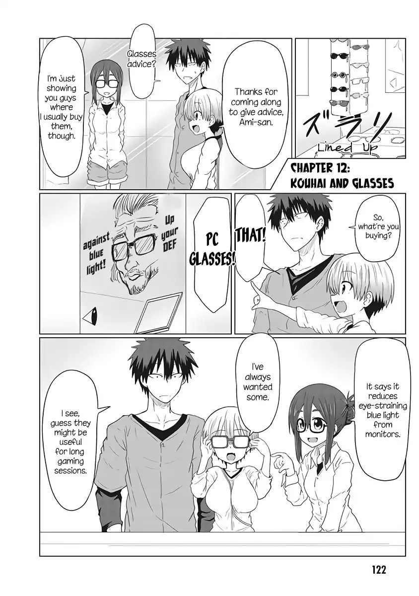 Uzaki-Chan Wa Asobitai! - Chapter 12: Kouhai And Glasses