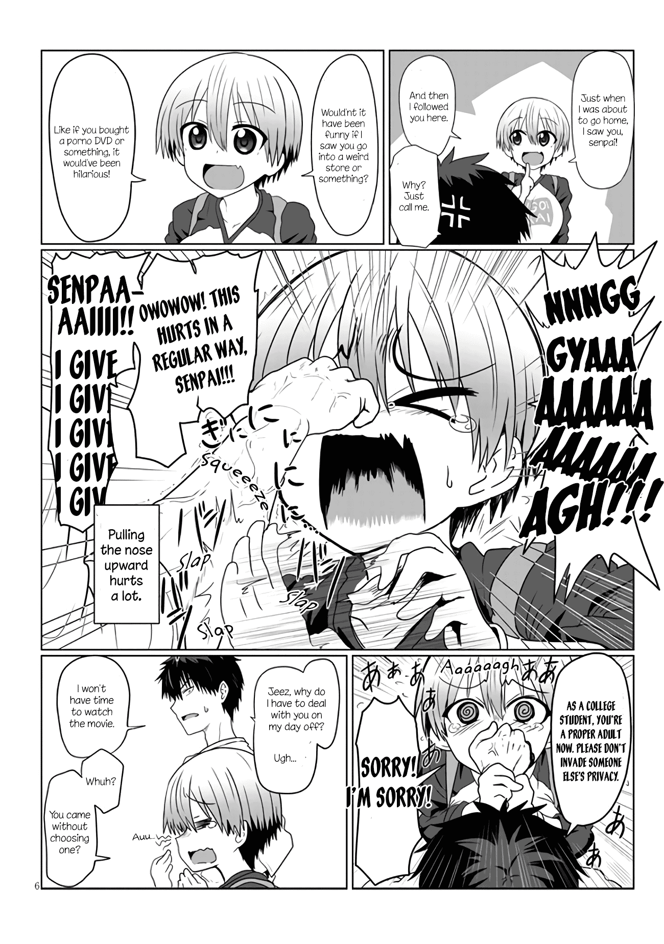 Uzaki-Chan Wa Asobitai! - Vol.1 Chapter 2: Kouhai And Movie Theater