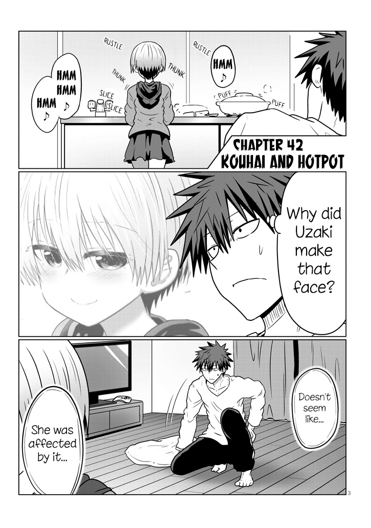 Uzaki-Chan Wa Asobitai! - Chapter 42: Kouhai And Hotpot