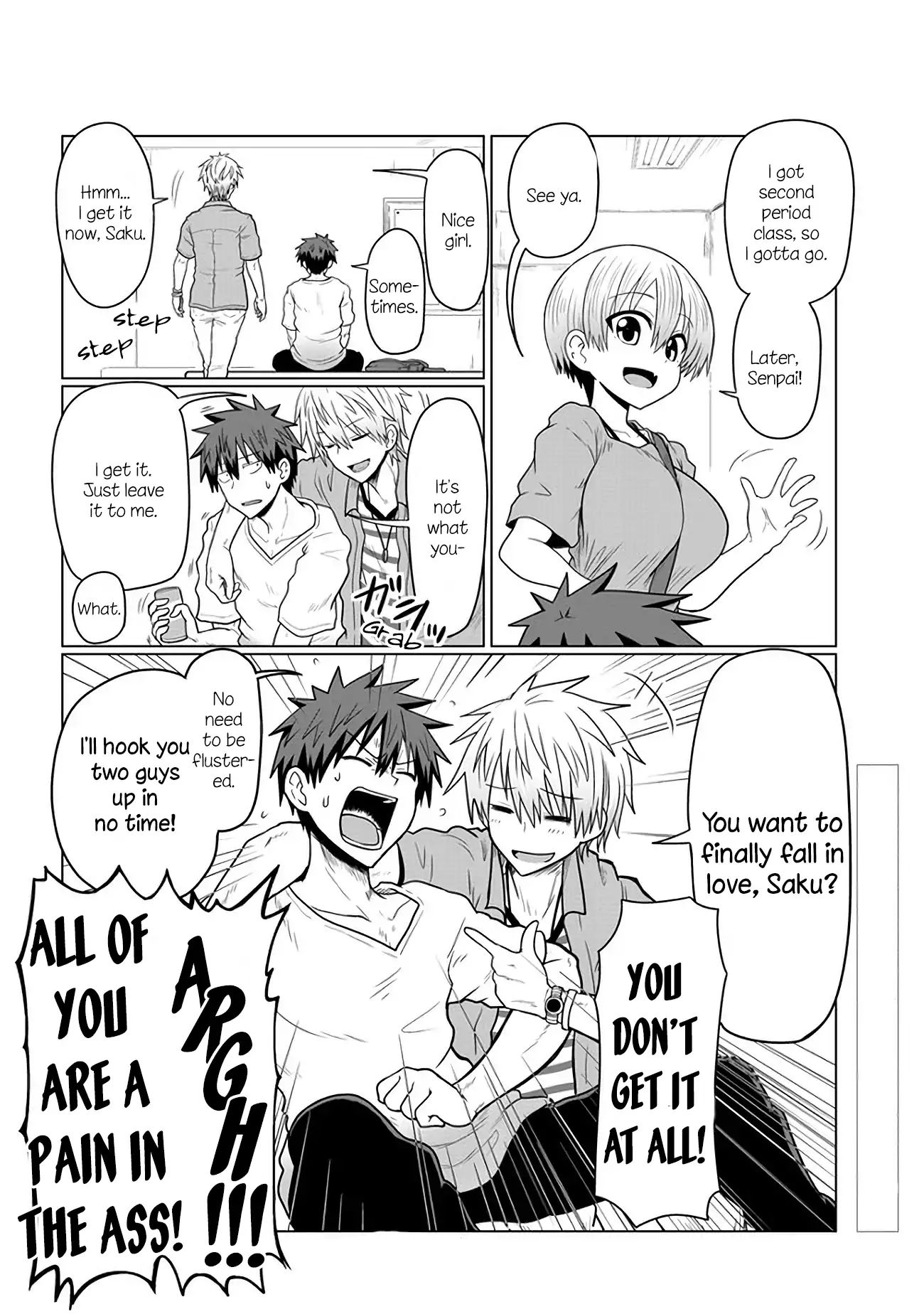 Uzaki-Chan Wa Asobitai! - Chapter 15: Kouhai And Senpai's Friend