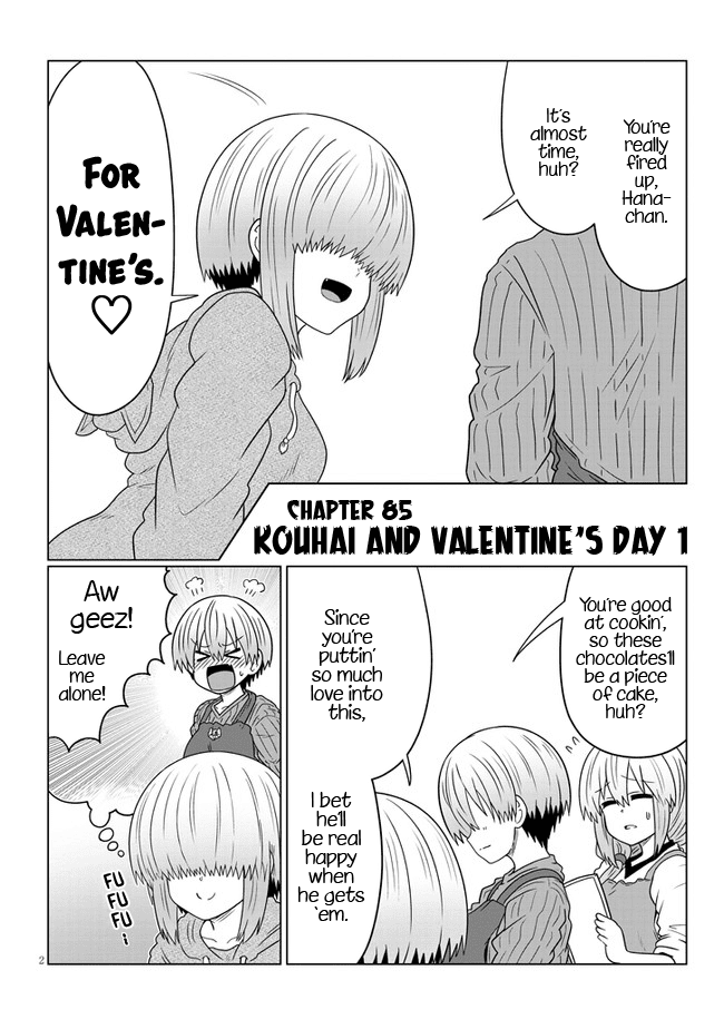 Uzaki-Chan Wa Asobitai! - Chapter 85: Kouhai And Valentine's Day 1