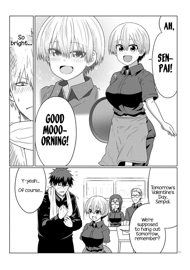 Uzaki-Chan Wa Asobitai! - Chapter 85: Kouhai And Valentine's Day 1