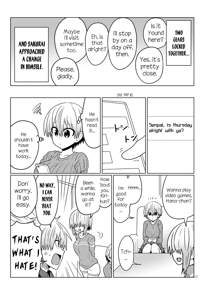 Uzaki-Chan Wa Asobitai! - Chapter 49: Kouhai And Worries