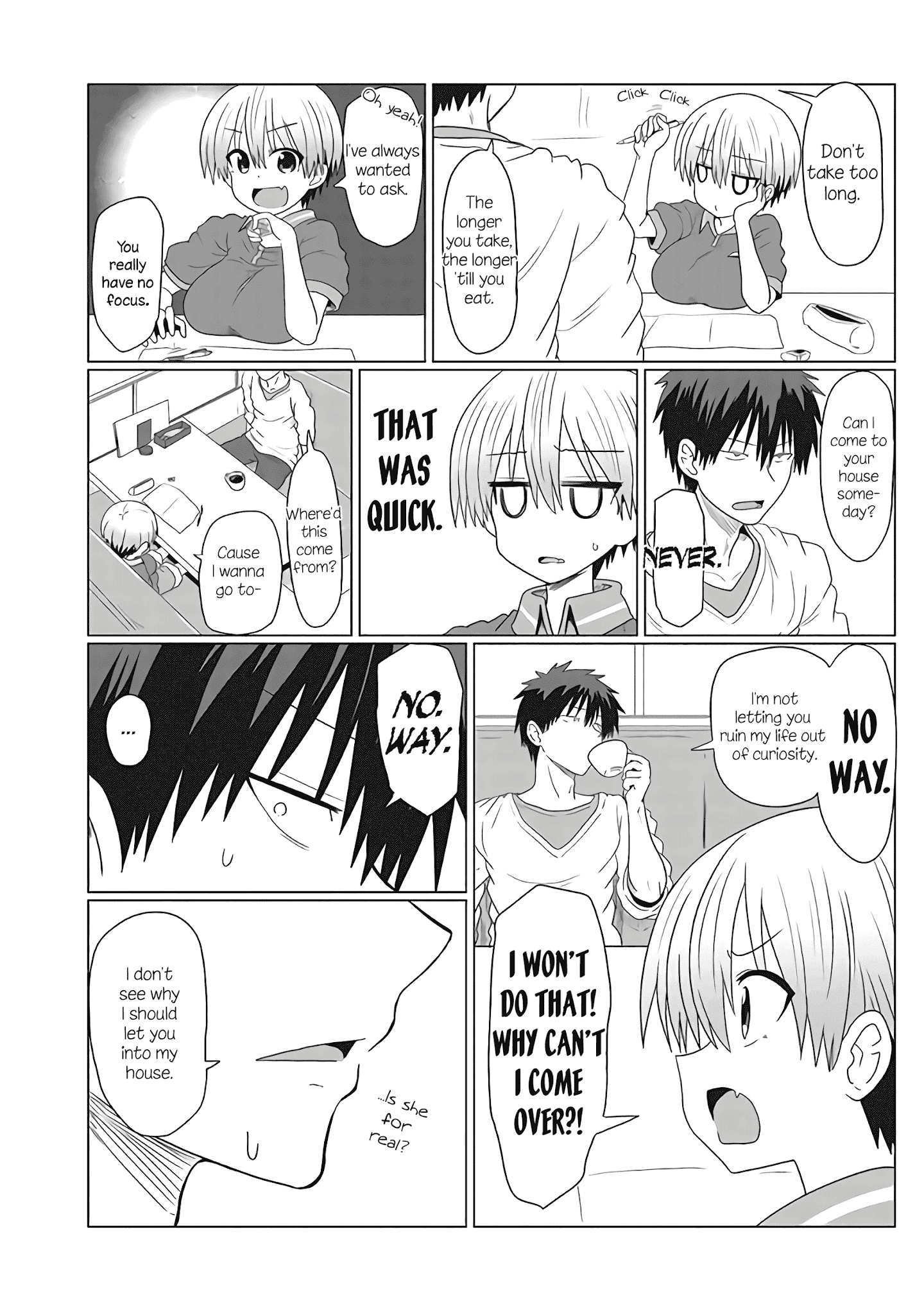 Uzaki-Chan Wa Asobitai! - Chapter 5.2: Kouhai And The Diner