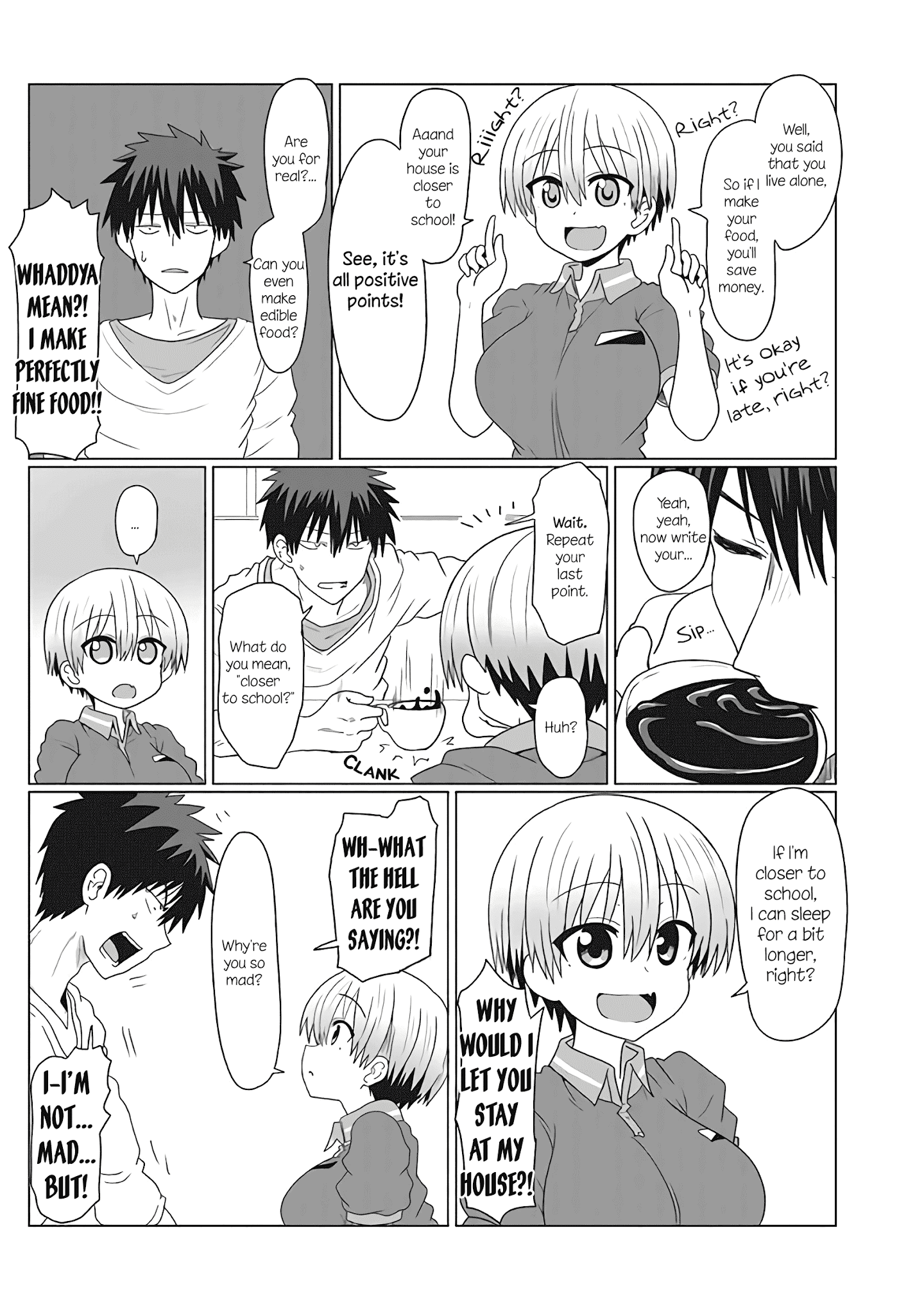 Uzaki-Chan Wa Asobitai! - Chapter 5.2: Kouhai And The Diner