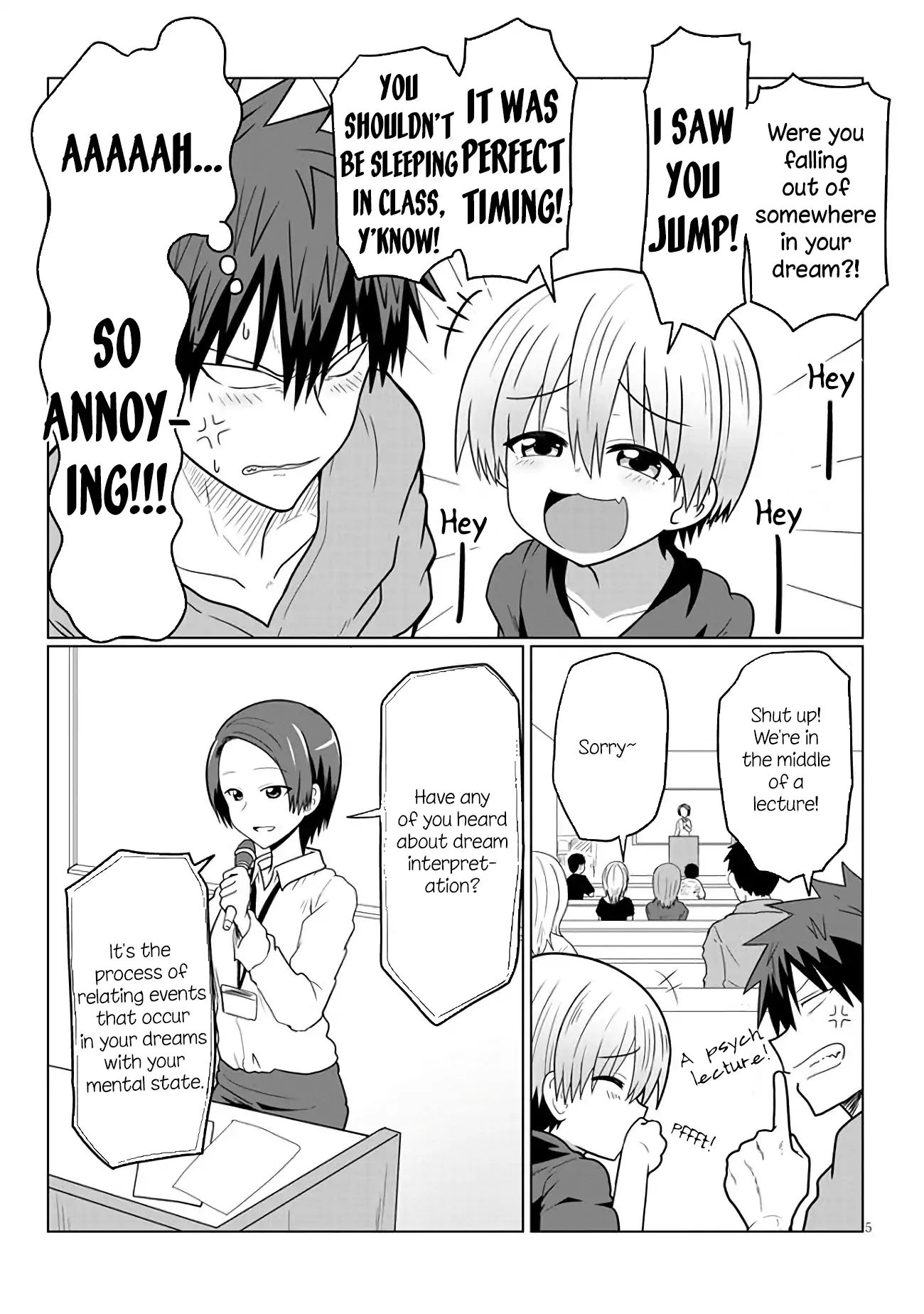 Uzaki-Chan Wa Asobitai! - Chapter 14: Kouhai And Lecture