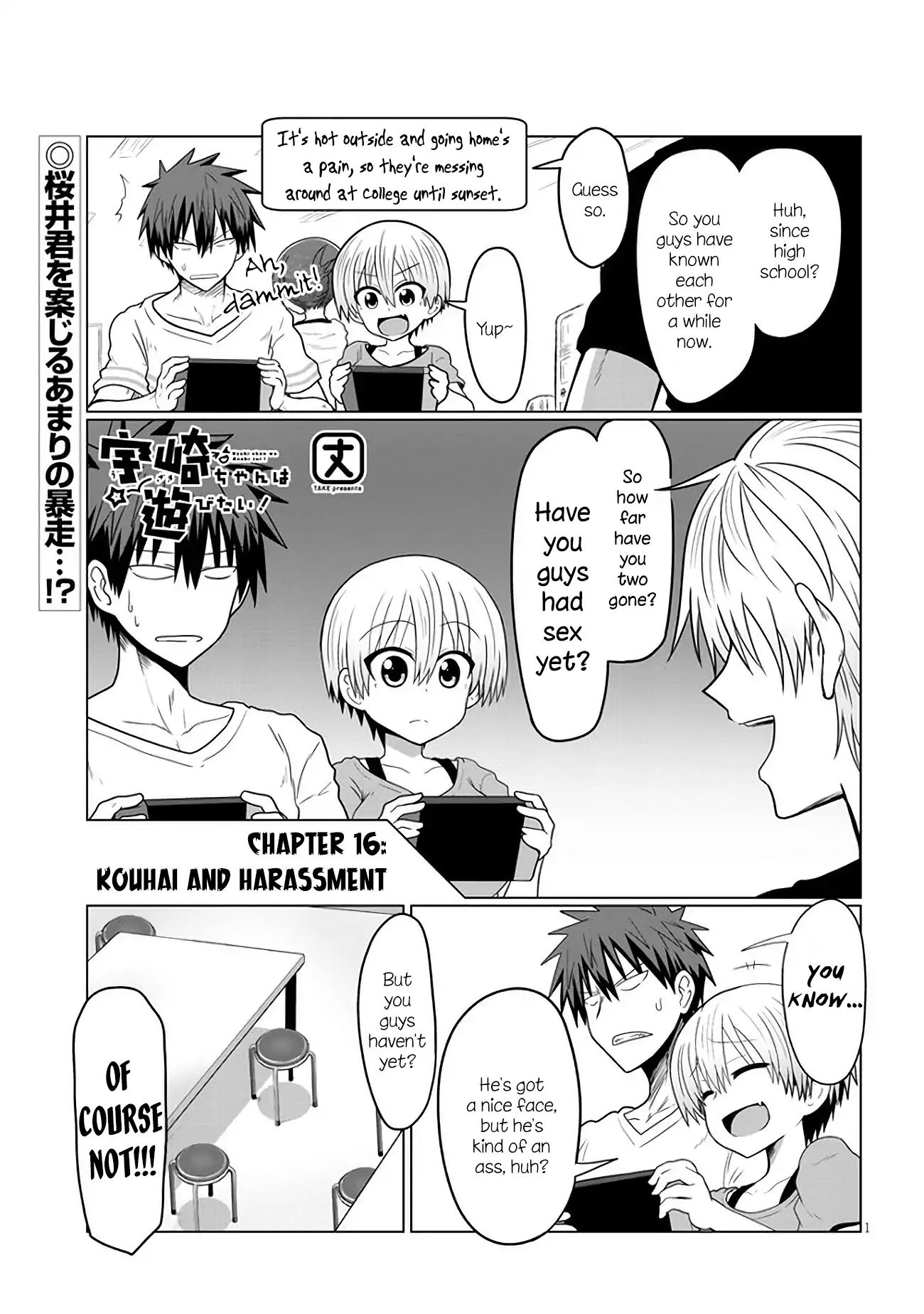 Uzaki-Chan Wa Asobitai! - Chapter 16: Kouhai And Harassment