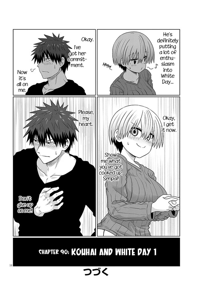 Uzaki-Chan Wa Asobitai! - Chapter 90: Kouhai And White Day 1