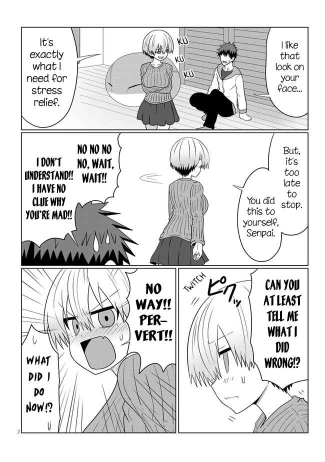 Uzaki-Chan Wa Asobitai! - Chapter 59: Kouhai And The Horror Film