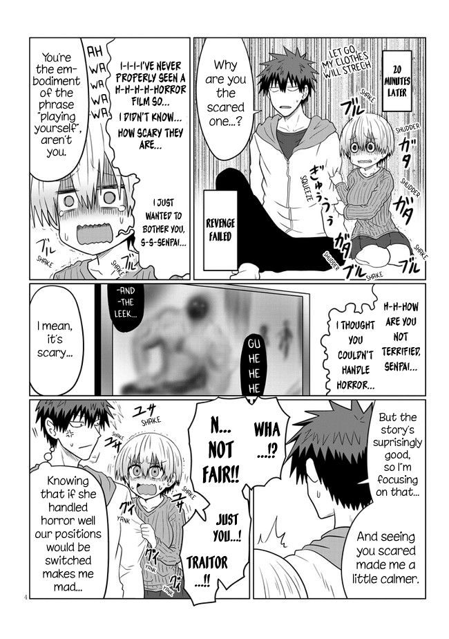 Uzaki-Chan Wa Asobitai! - Chapter 59: Kouhai And The Horror Film