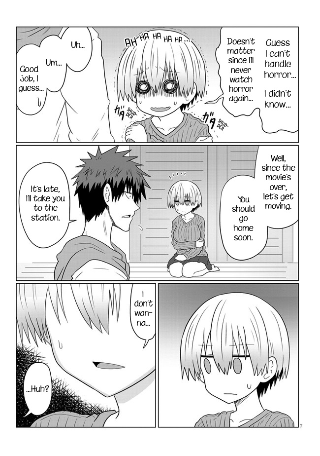 Uzaki-Chan Wa Asobitai! - Chapter 59: Kouhai And The Horror Film