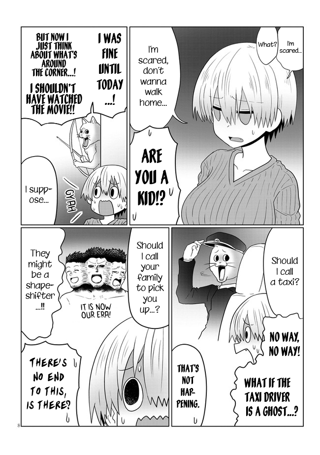 Uzaki-Chan Wa Asobitai! - Chapter 59: Kouhai And The Horror Film