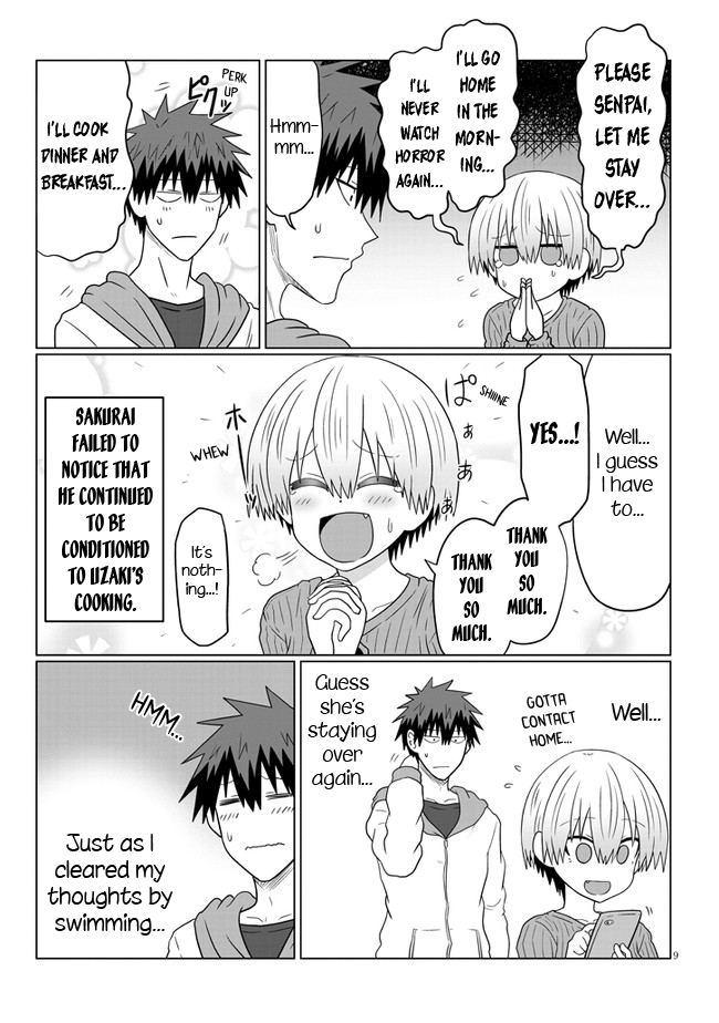 Uzaki-Chan Wa Asobitai! - Chapter 59: Kouhai And The Horror Film