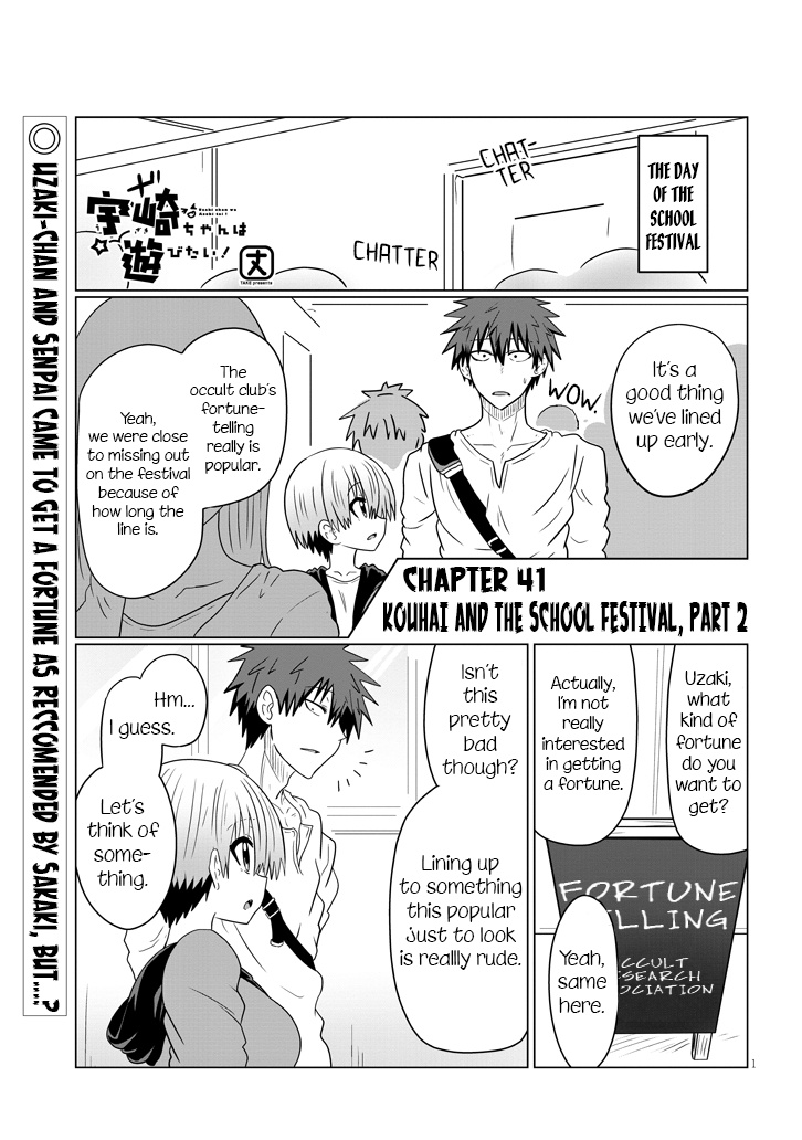 Uzaki-Chan Wa Asobitai! - Chapter 41: Kouhai And The School Festival, Part 2