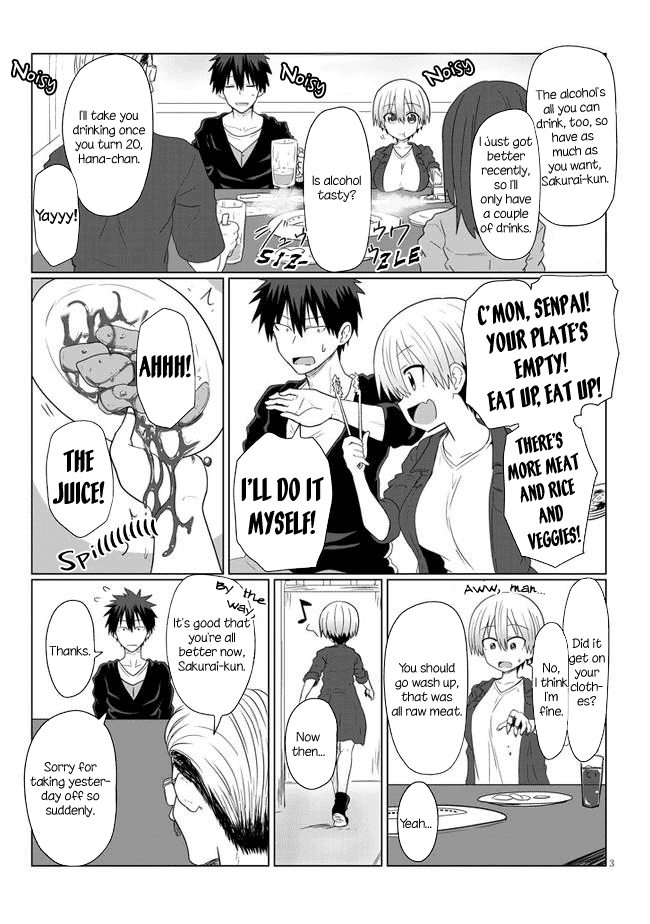 Uzaki-Chan Wa Asobitai! - Chapter 9: Kouhai And Yakiniku