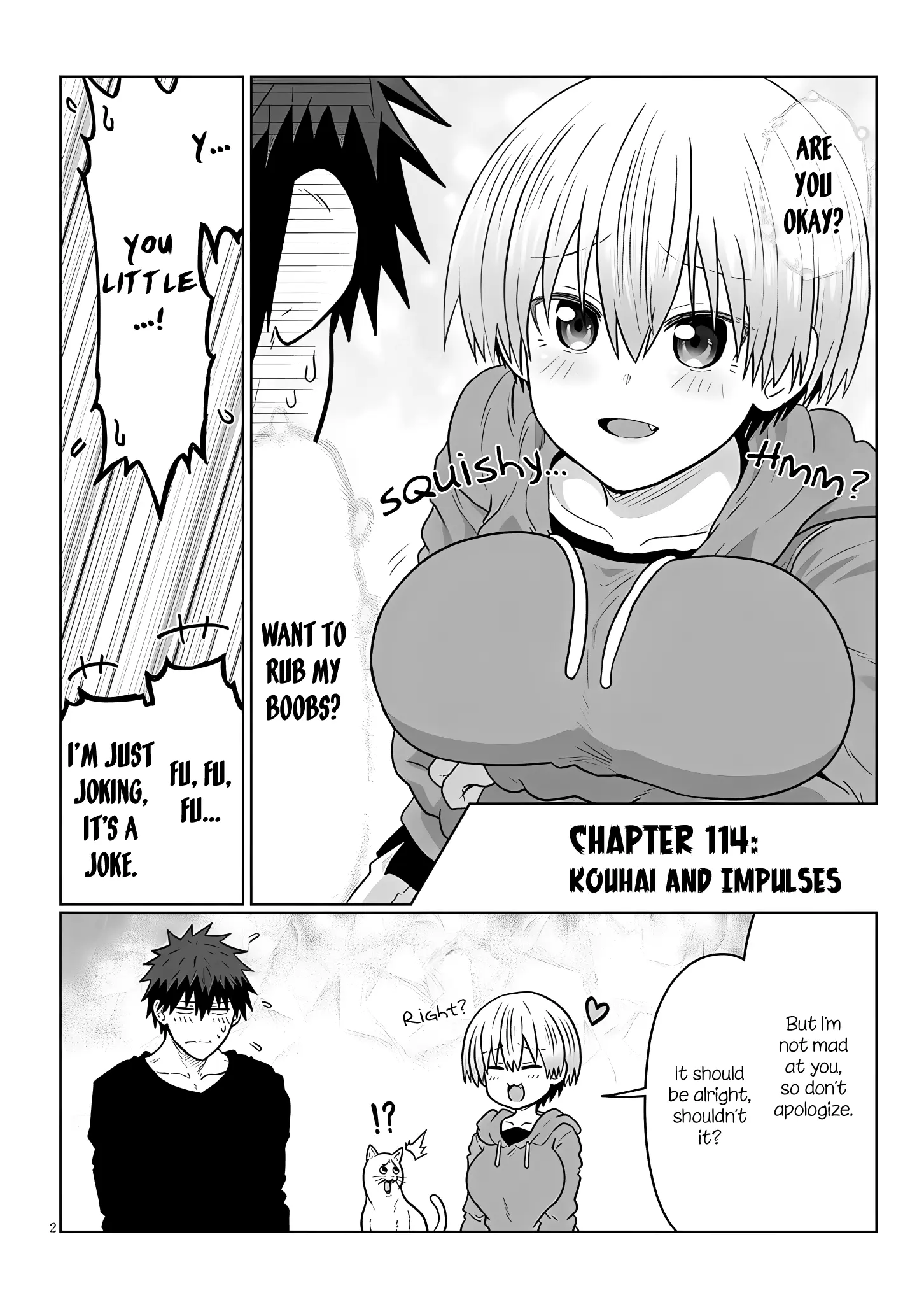 Uzaki-Chan Wa Asobitai! - Chapter 114: Kouhai And Impulses