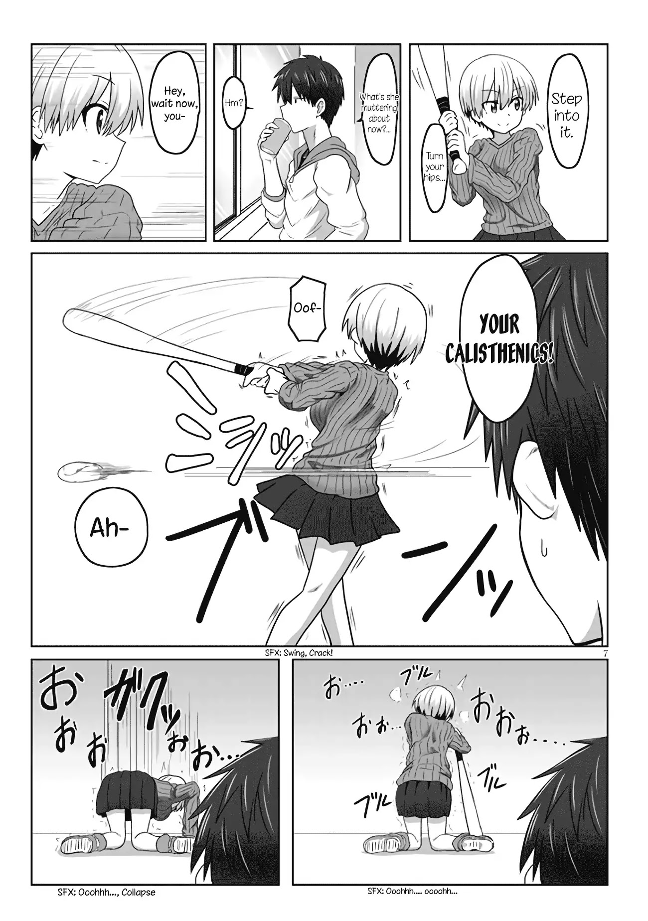 Uzaki-Chan Wa Asobitai! - Chapter 1.2: Kouhai And The Batting Center