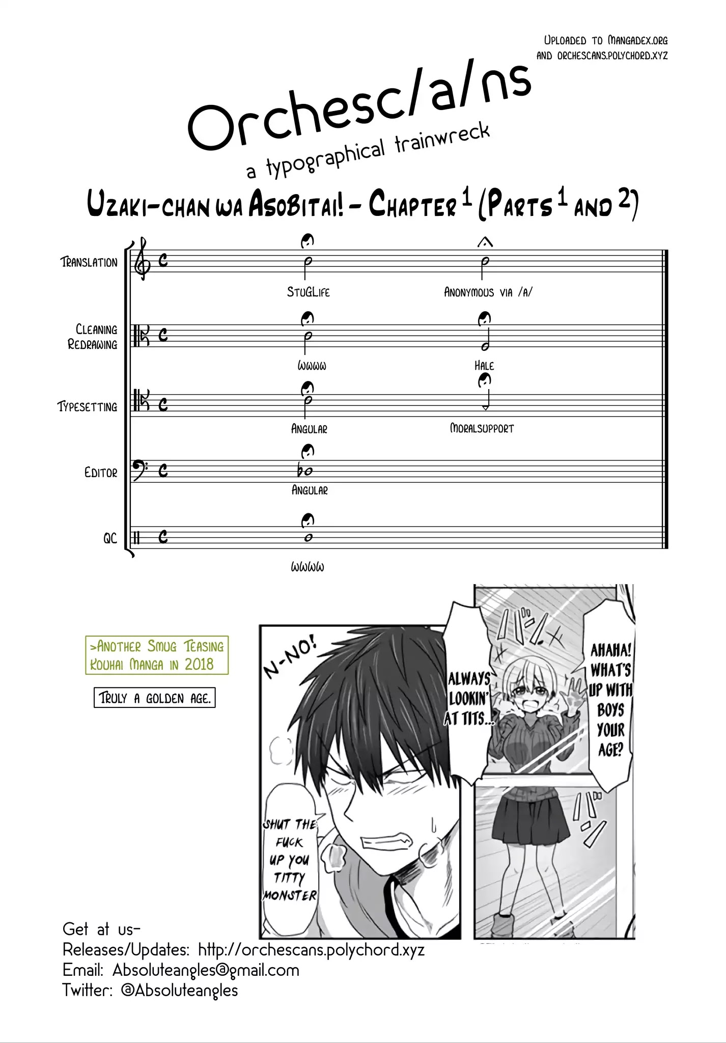 Uzaki-Chan Wa Asobitai! - Chapter 1.2: Kouhai And The Batting Center