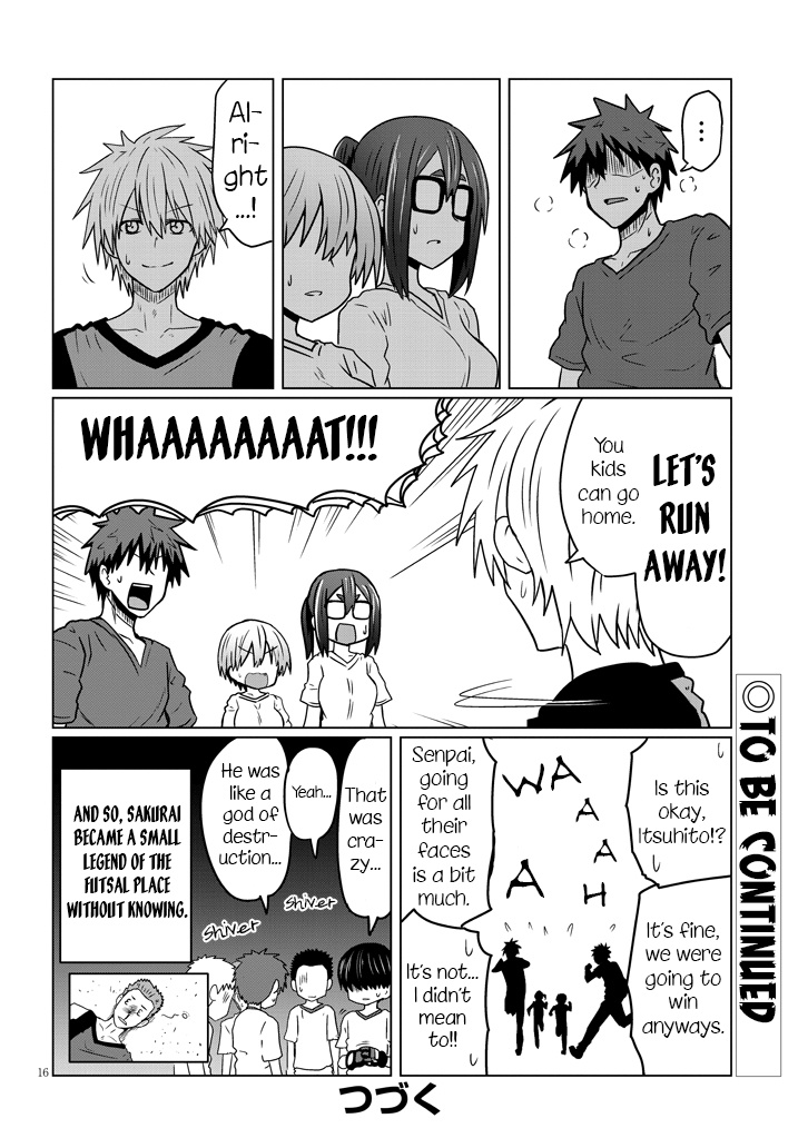 Uzaki-Chan Wa Asobitai! - Chapter 36: Kouhai And Futsal