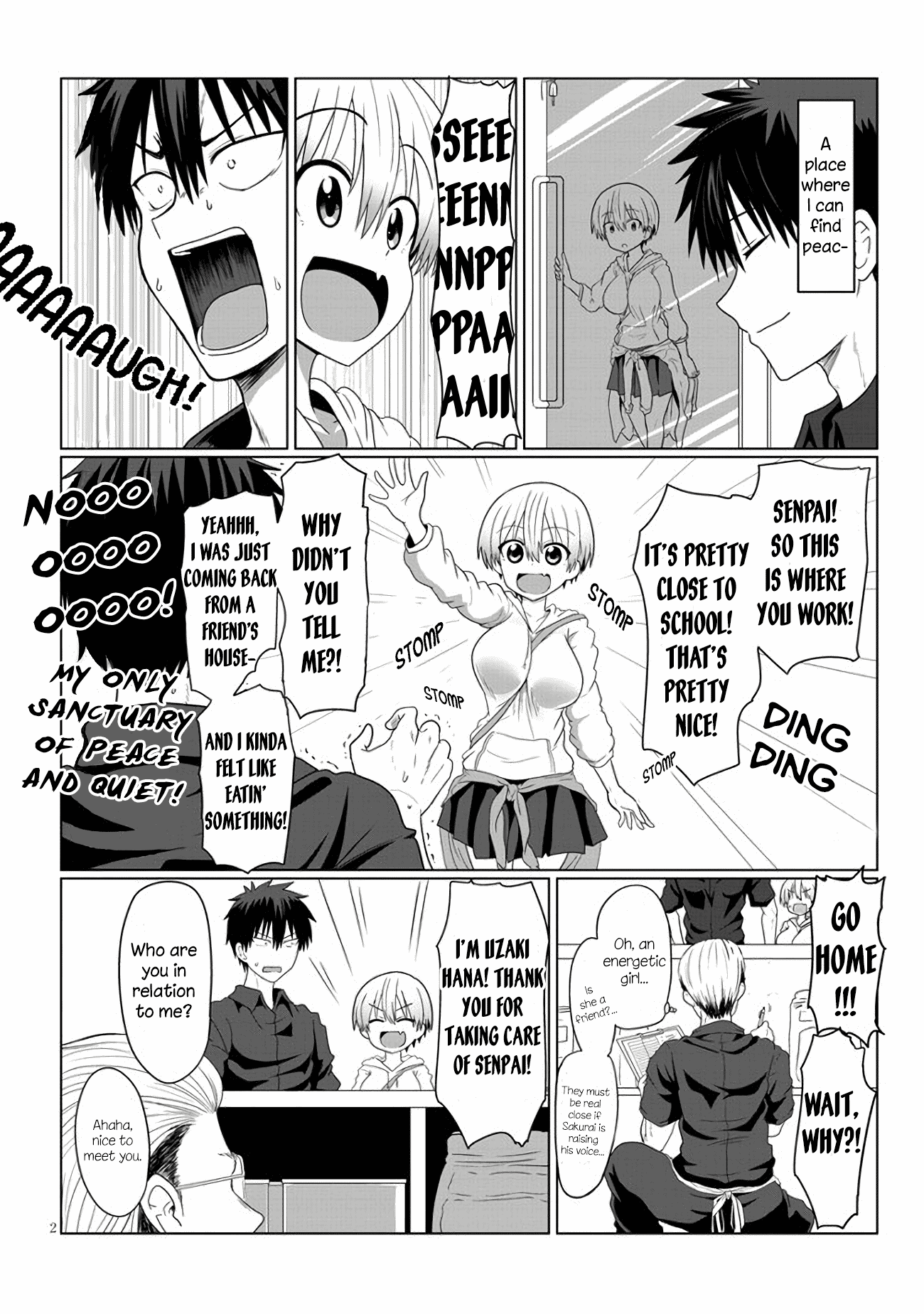 Uzaki-Chan Wa Asobitai! - Vol.1 Chapter 4: Kouhai And Workplace