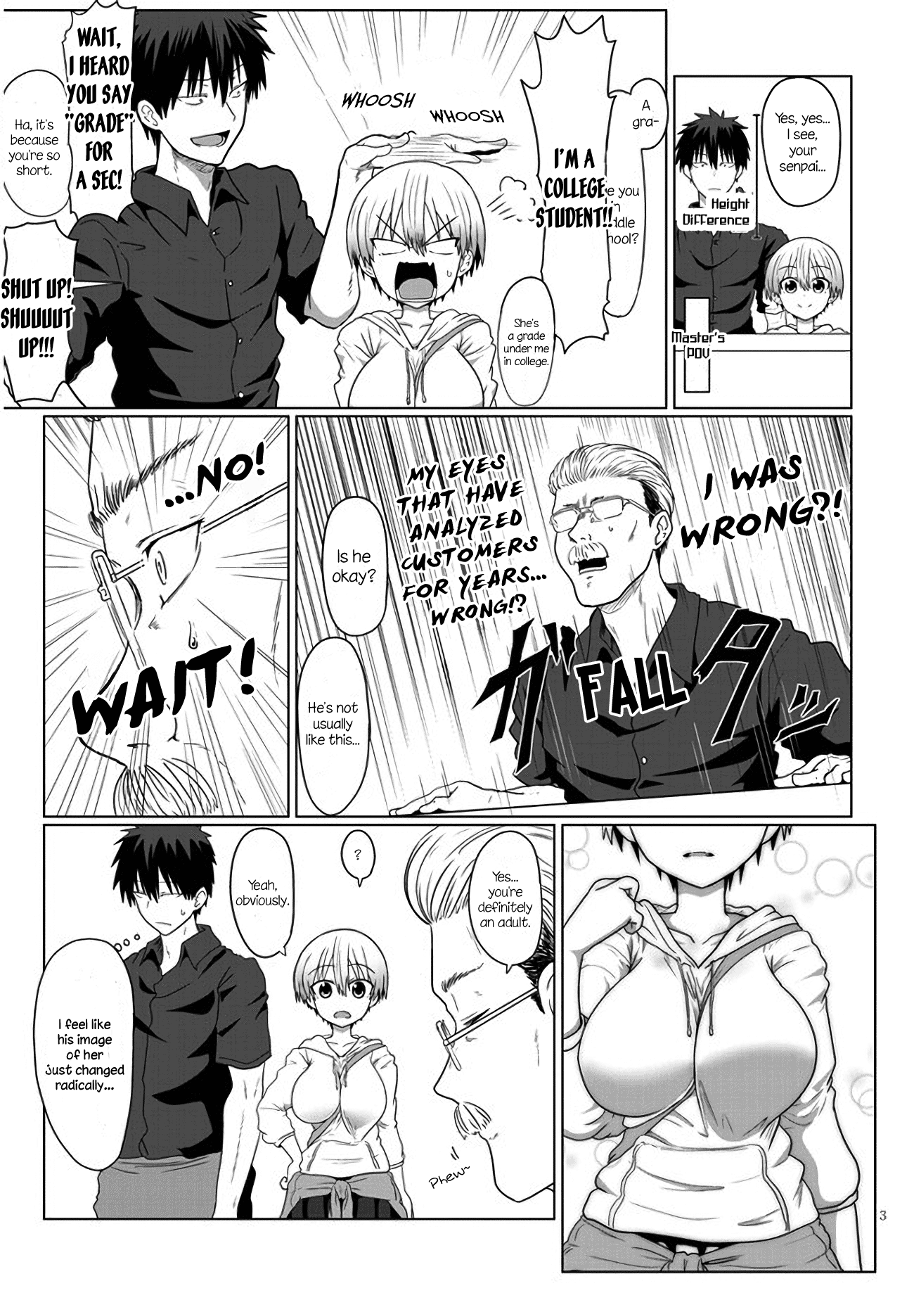 Uzaki-Chan Wa Asobitai! - Vol.1 Chapter 4: Kouhai And Workplace