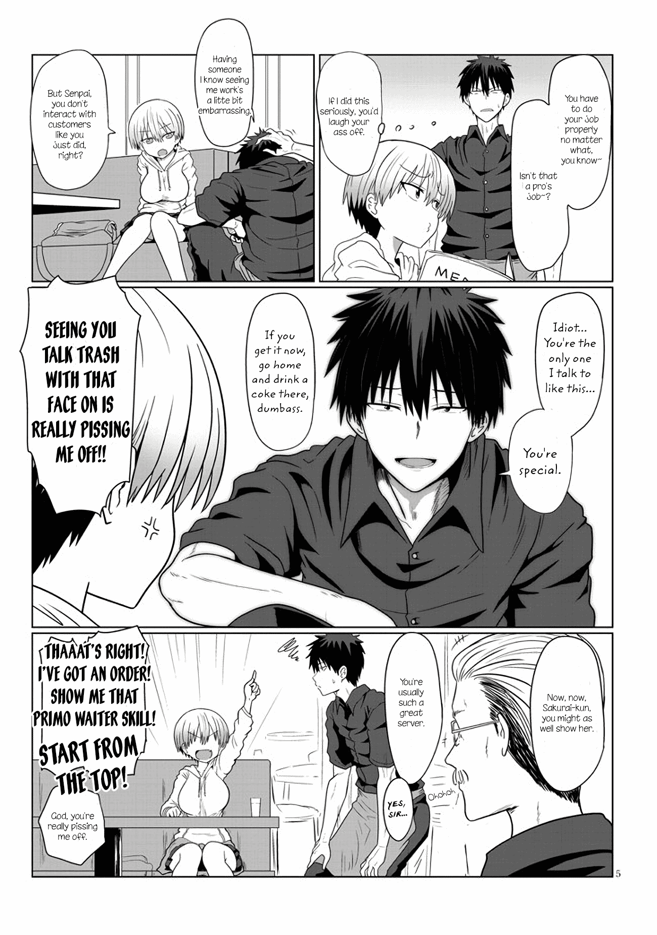 Uzaki-Chan Wa Asobitai! - Vol.1 Chapter 4: Kouhai And Workplace