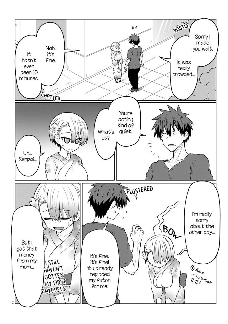 Uzaki-Chan Wa Asobitai! - Vol.2 Chapter 23: Kouhai And Fireworks