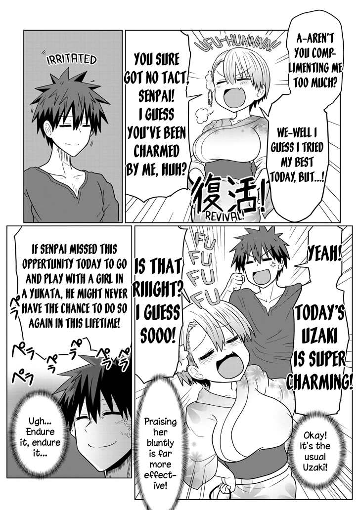 Uzaki-Chan Wa Asobitai! - Vol.2 Chapter 23: Kouhai And Fireworks