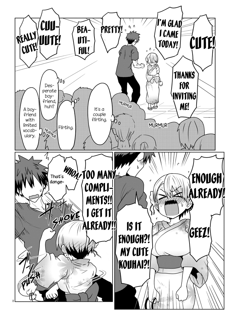 Uzaki-Chan Wa Asobitai! - Vol.2 Chapter 23: Kouhai And Fireworks