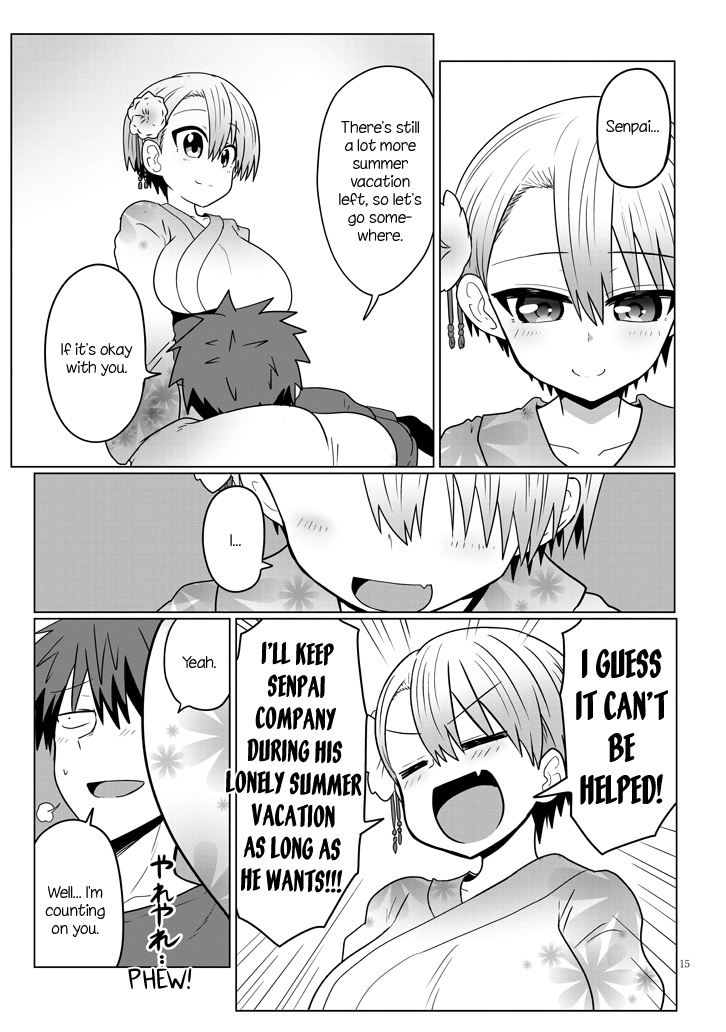 Uzaki-Chan Wa Asobitai! - Vol.2 Chapter 23: Kouhai And Fireworks