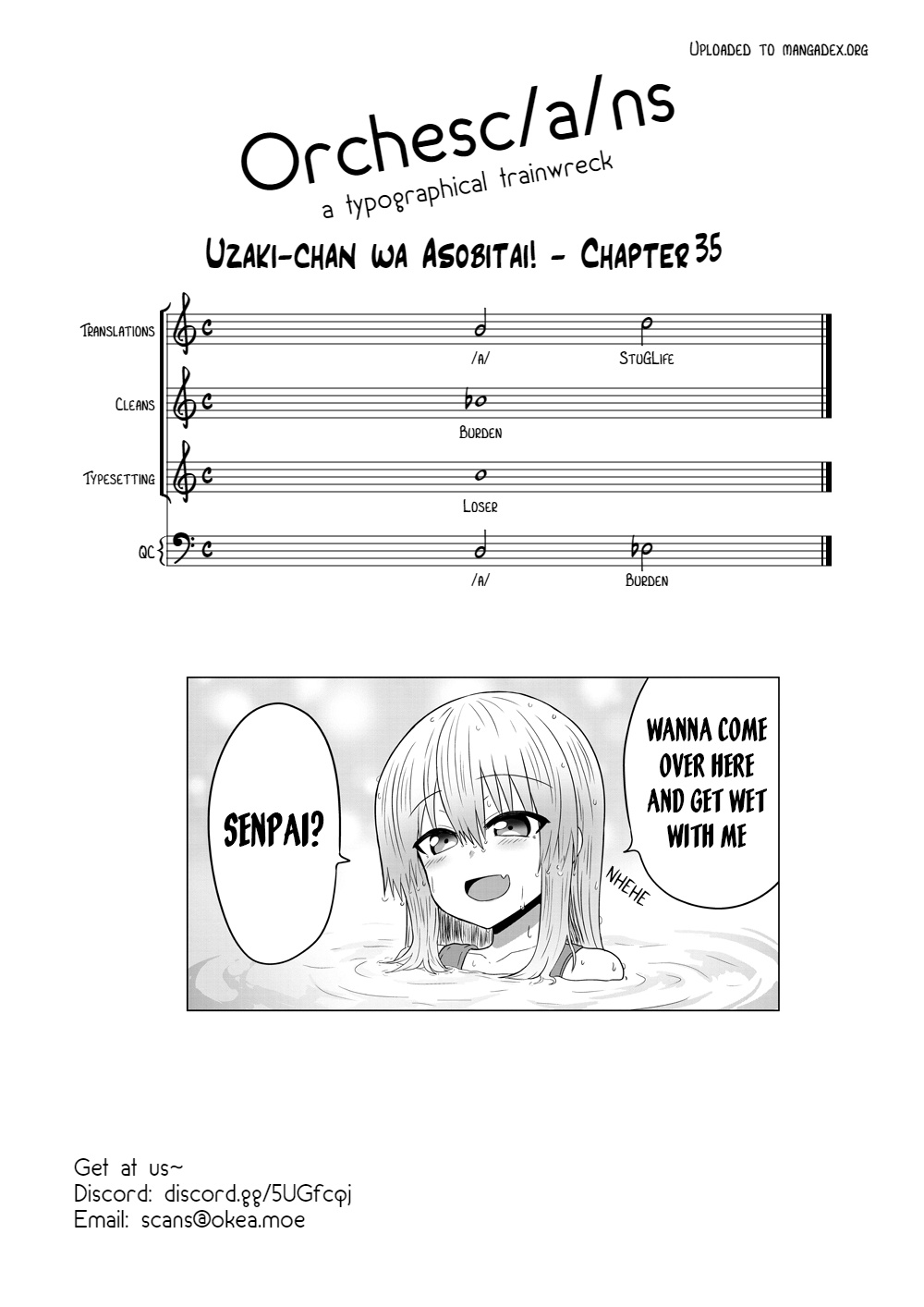 Uzaki-Chan Wa Asobitai! - Chapter 35: Kouhai And The End Of Break