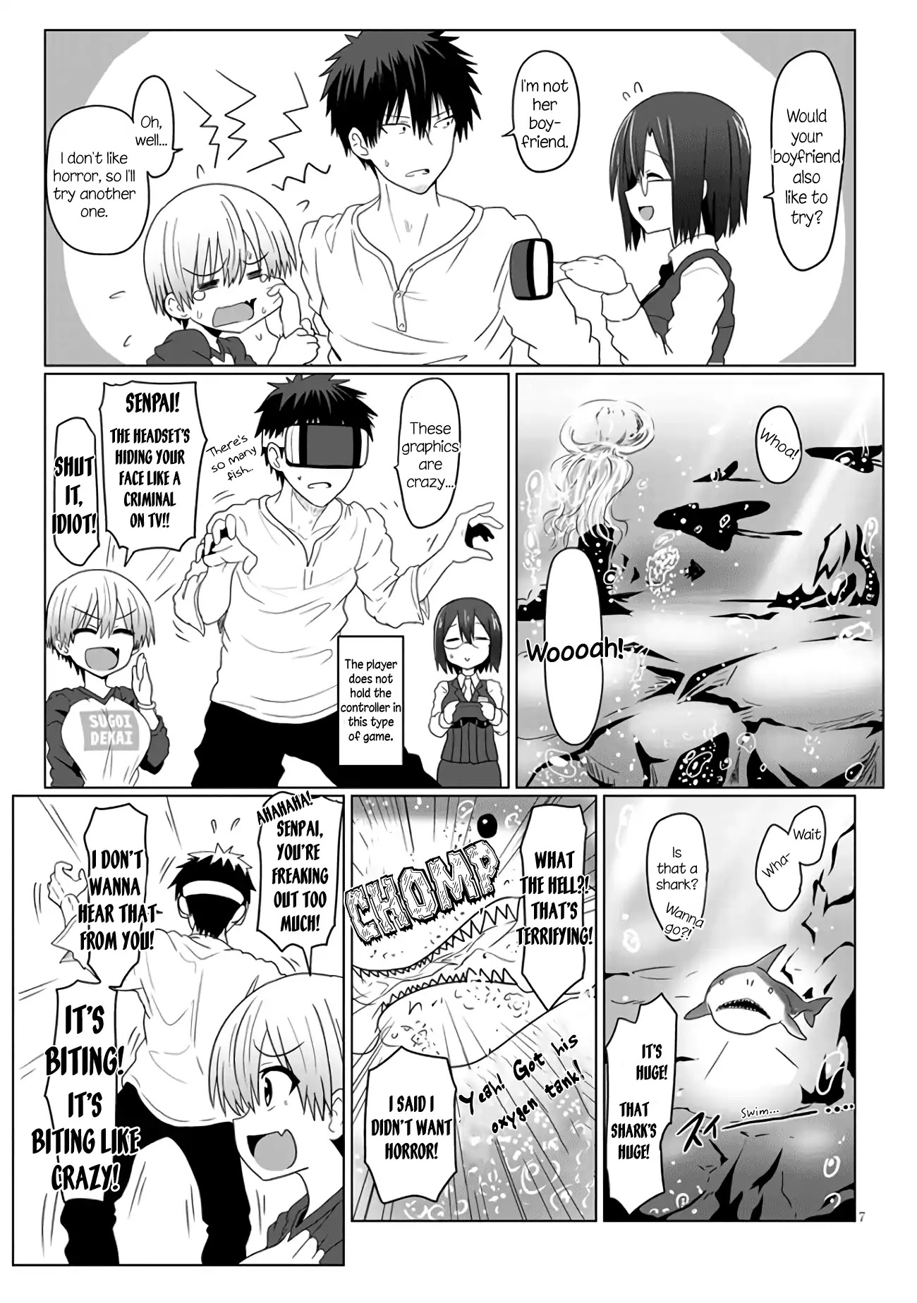 Uzaki-Chan Wa Asobitai! - Chapter 3.2: Kouhai And Vr