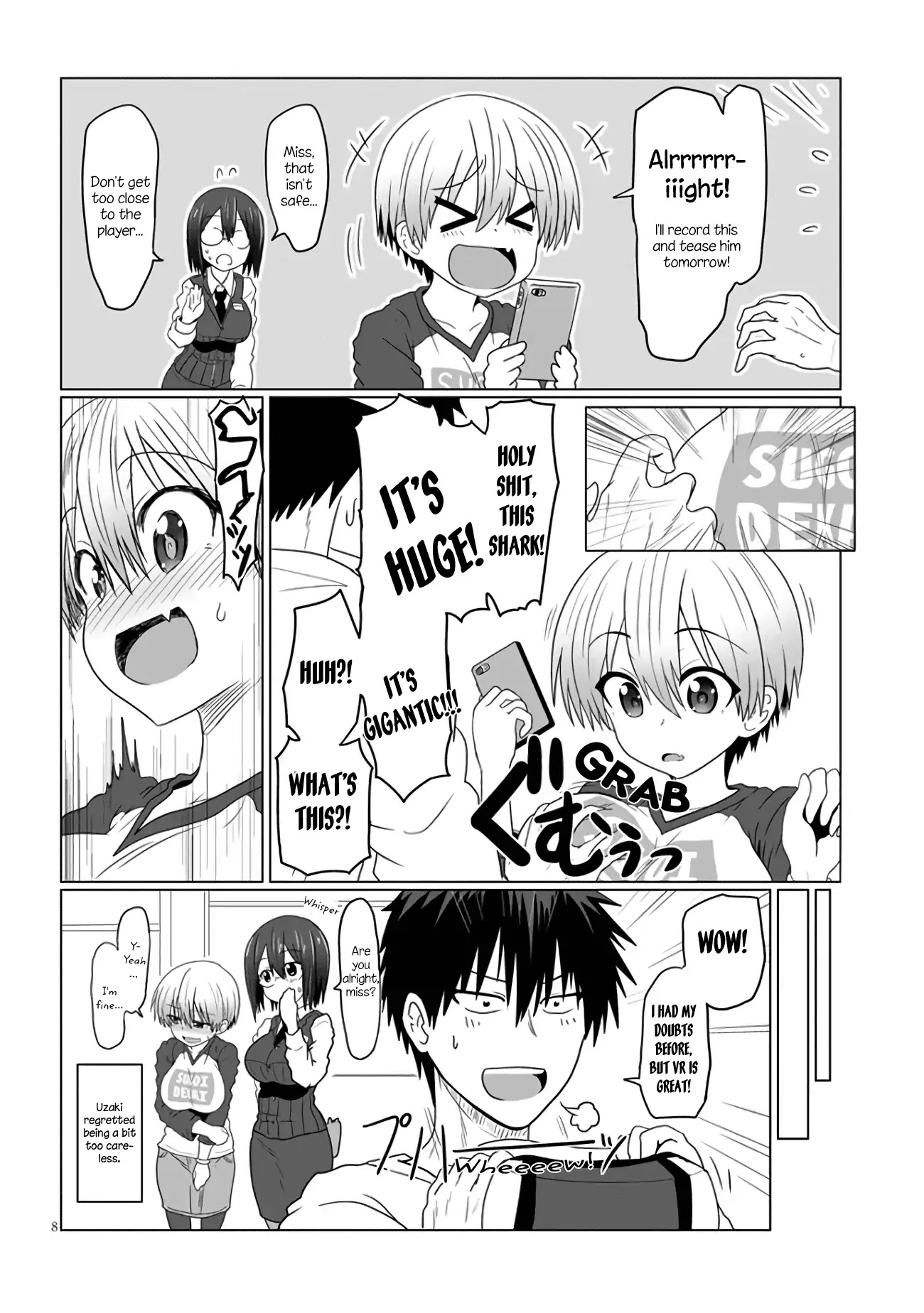 Uzaki-Chan Wa Asobitai! - Chapter 3.2: Kouhai And Vr