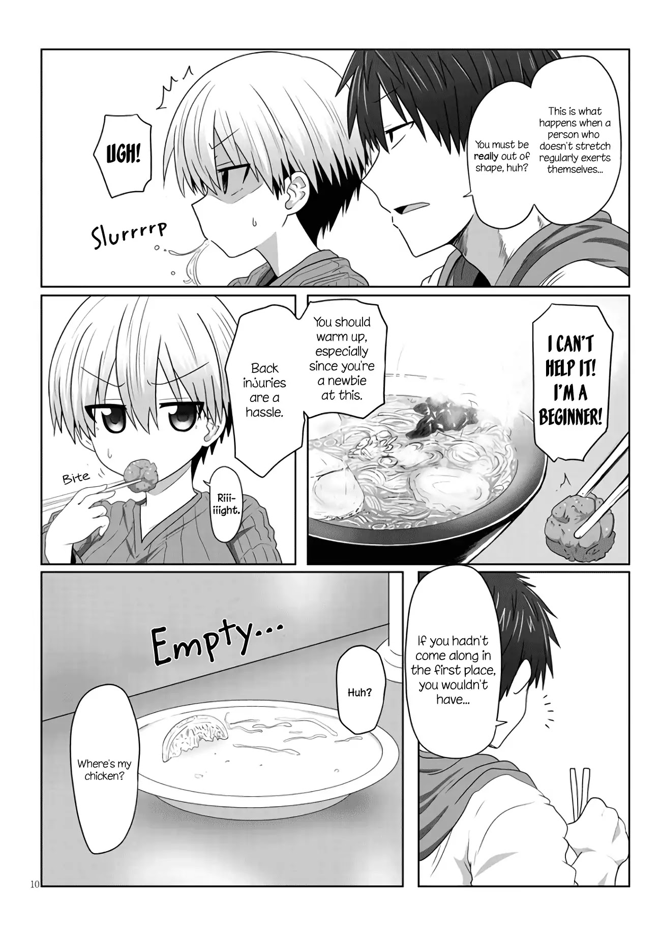 Uzaki-Chan Wa Asobitai! - Chapter 1.3: Kouhai And Eating Ramen