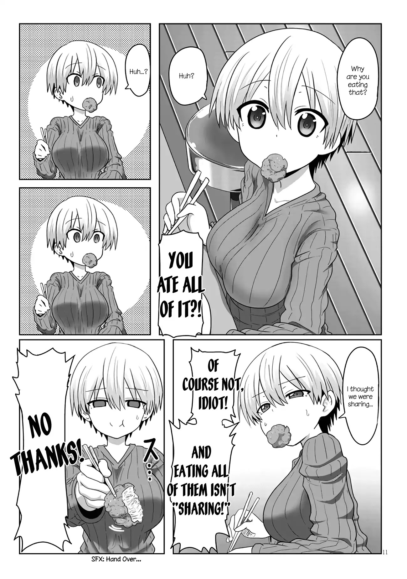 Uzaki-Chan Wa Asobitai! - Chapter 1.3: Kouhai And Eating Ramen