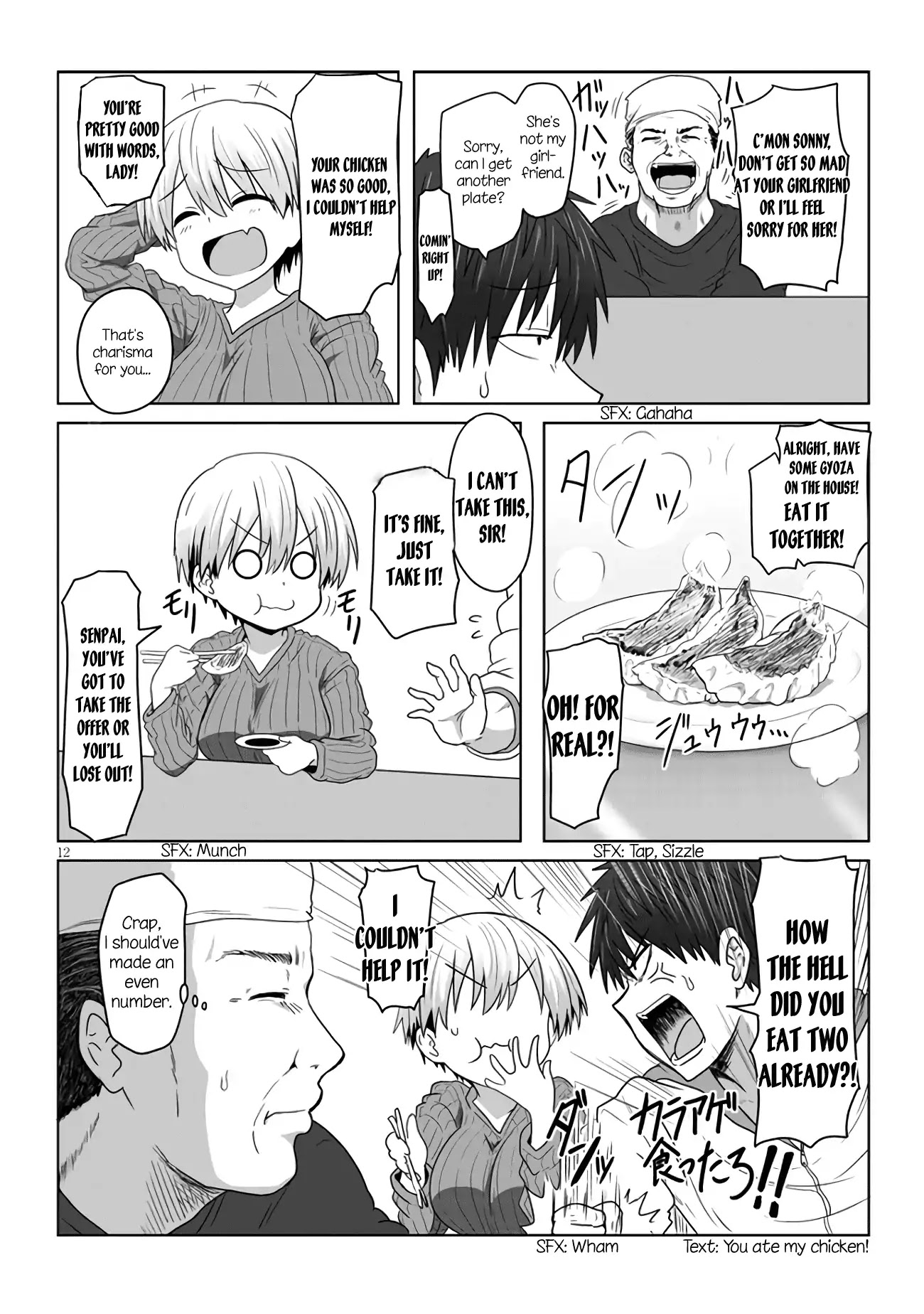 Uzaki-Chan Wa Asobitai! - Chapter 1.3: Kouhai And Eating Ramen