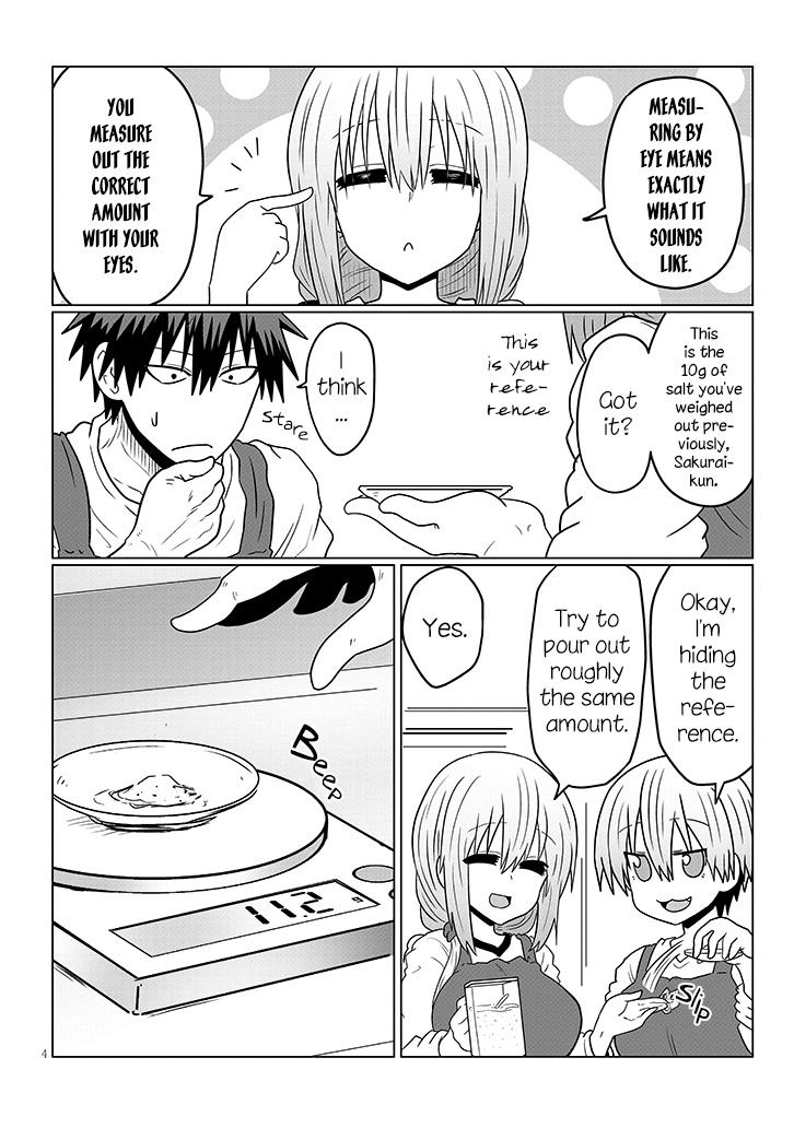 Uzaki-Chan Wa Asobitai! - Chapter 45: Kouhai And Cooking Training 3