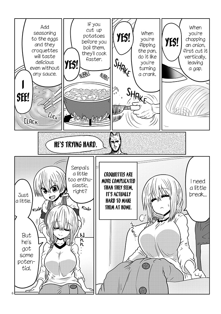 Uzaki-Chan Wa Asobitai! - Chapter 45: Kouhai And Cooking Training 3